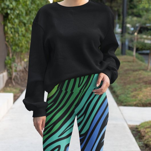 Zebra Wild Animal Muster Leggings