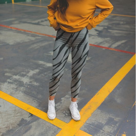 Zebra Wild Animal Muster Leggings