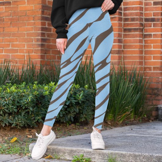 Zebra Wild Animal Muster Leggings