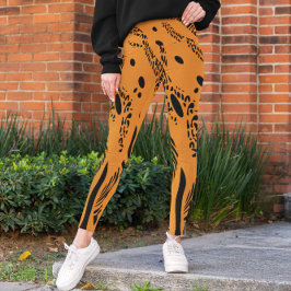 Zebra Wild Animal Muster Leggings