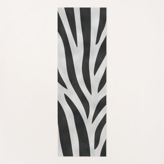 Zebra Wild Animal Muster Yogamatte (Vorderseite)