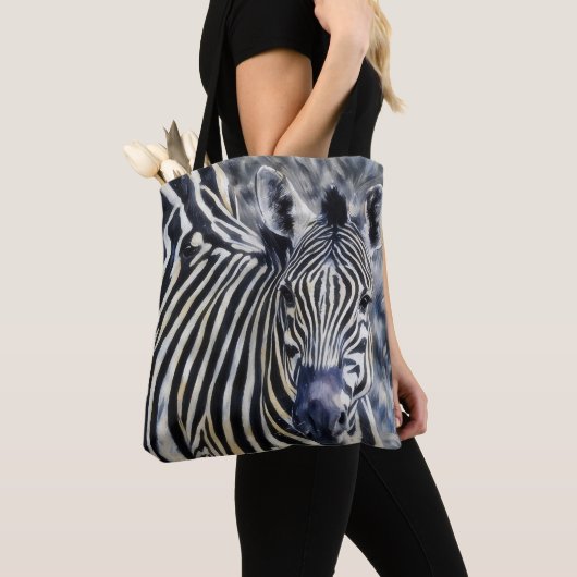 Zebra Wild Animal Nature Tote Bag Tasche (Von Nahem)