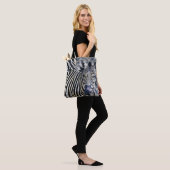 Zebra Wild Animal Nature Tote Bag Tasche (Am Model)