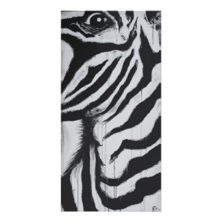 Zebra Wildlife African Plains Original Art Fotodruck