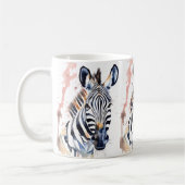 Zebra Wildlife & Nature Water Color Set Kaffeetasse (Links)