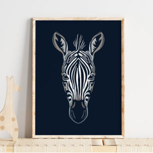 Zebra Wildlife Print   Zebra Animal Print Poster