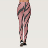 Zebra-Wildtier-Muster Leggings (Rückseite)