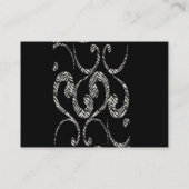 Zebra Wirbel Visitenkarte (Rückseite)