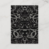 Zebra-Wirbel - Visitenkarte (Rückseite)