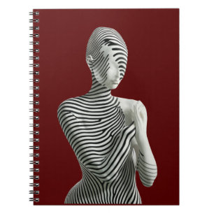 Zebra Woman Notizblock