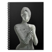 Zebra Woman Notizblock (Vorderseite)