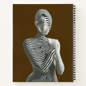 Zebra Woman Notizblock (Rückseite)