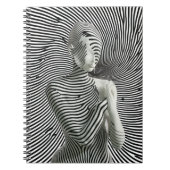 Zebra Woman Notizblock (Vorderseite)