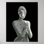 Zebra Woman Poster (Vorne)