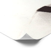 Zebra Woman - preisgekrönter Pop Art Poster (Ecke)