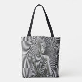Zebra Woman Tasche (Rückseite)