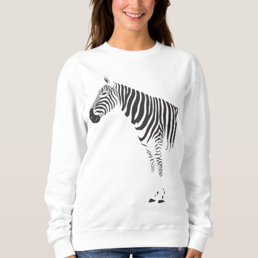Zebra Wrap Sweatshirt (Vorderseite)