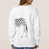 Zebra Wrap Sweatshirt (Rückseite)