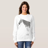 Zebra Wrap Sweatshirt (Vorne ganz)