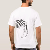 Zebra Wrap T-Shirt (Rückseite)
