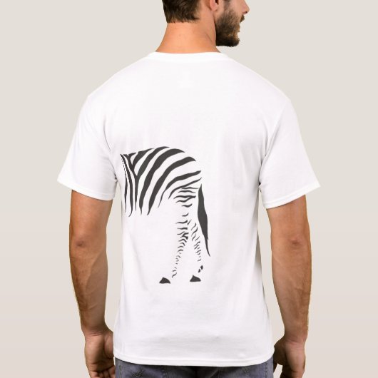 Zebra Wrap T-Shirt (Rückseite)