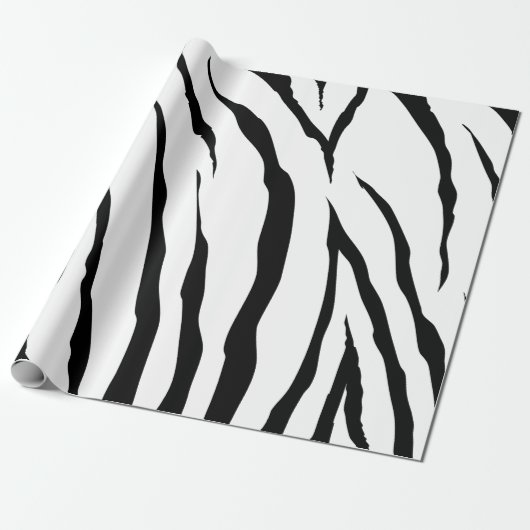 Zebra Wrapping Paper Geschenkpapier (Ungerollt)