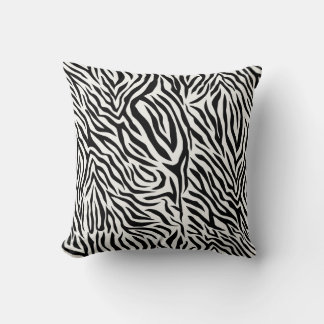 Zebra-Wurfkissen 16" x 16" Kissen