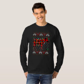 Zebra Xmas Lights Ugusweihnachtssaft T-Shirt (Vorne ganz)