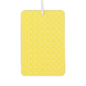 Zebra Yellow Pattern Moderne Animal Print Autolufterfrischer (Vorderseite)