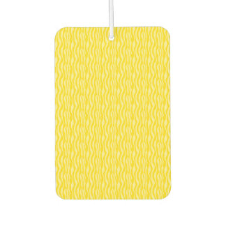 Zebra Yellow Pattern Moderne Animal Print Autolufterfrischer