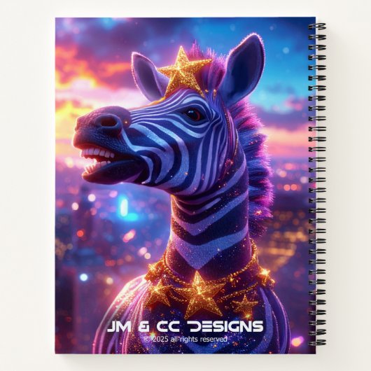 ZEBRA ZANZIBAR NOTIZBLOCK (Rückseite)