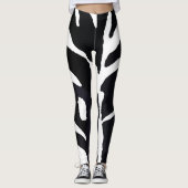 Zebra | Zazzle_Growshop. Leggings (Vorderseite)