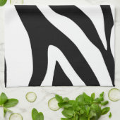 Zebra, Zebra Print, Zebra Pattern, Safari, Afrika, Geschirrtuch (Gefaltet)