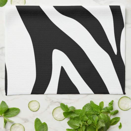 Zebra, Zebra Print, Zebra Pattern, Safari, Afrika, Geschirrtuch (Gefaltet)