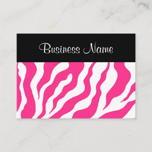 Zebra-Zebrakarte Terminkarte (Vorderseite)