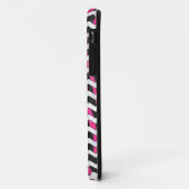 Zebra Zickzack Black and Hot Pink Case-Mate iPhone Hülle (Hinten/Links)