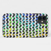 Zebra Zickzack Black and Rainbow Print Case-Mate iPhone Hülle (Rückseite (Horizontal))