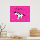 Zebra-Zimmerposter Poster (Küche)