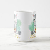 Zebra Zitat Cartoon trinken Bobba Tee Kaffeetasse (Mittel)