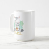 Zebra Zitat Cartoon trinken Bobba Tee Kaffeetasse (Vorderseite Links)