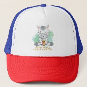 Zebra Zitat Cartoon trinken Bobba Tee Truckerkappe