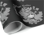 Zebra Zither Solo Geschenkpapier (Rolleneckpunkt)