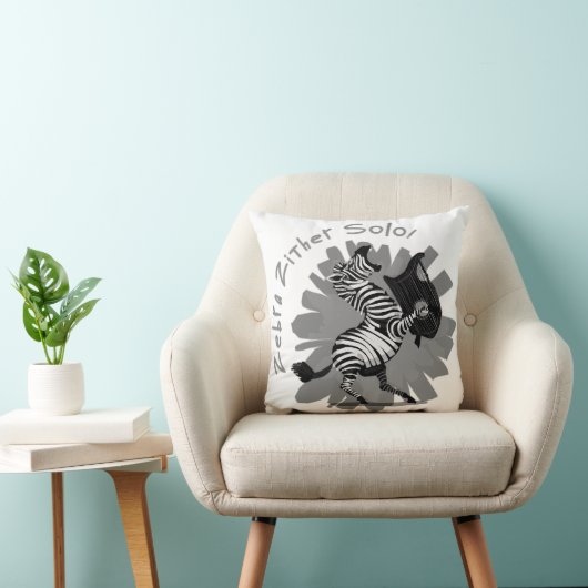 Zebra Zither Solo Kissen (Stuhl )