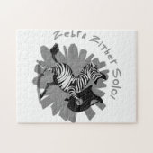 Zebra Zither Solo Puzzle (Horizontal)