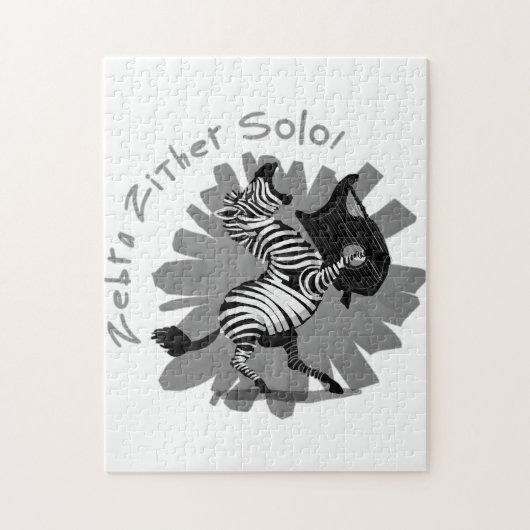 Zebra Zither Solo Puzzle (Vertikal)