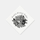 Zebra Zither Solo Serviette (Ecke)