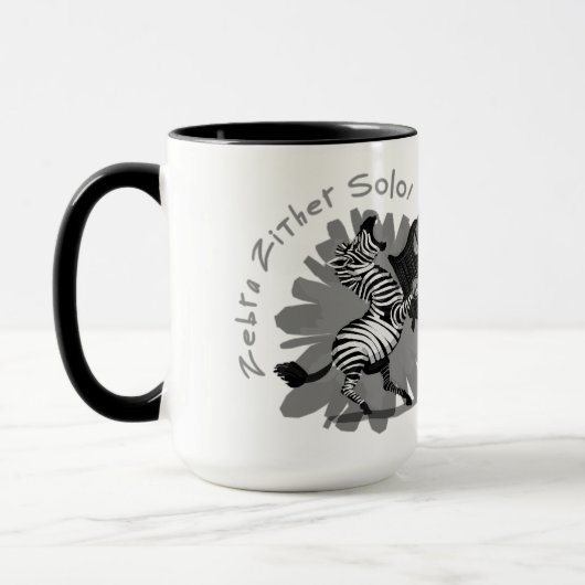Zebra Zither Solo Tasse (Links)
