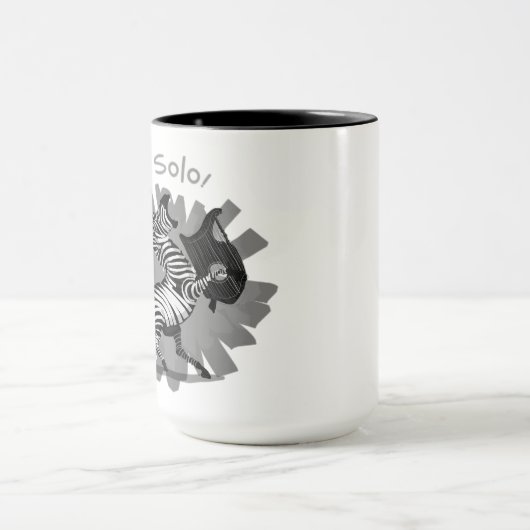 Zebra Zither Solo Tasse (Zentrum)