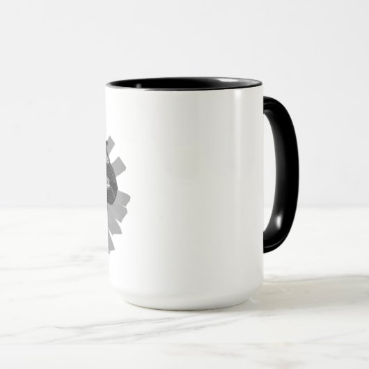 Zebra Zither Solo Tasse (VorderseiteRechts)