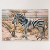 Zebra zu Safari Puzzle (Horizontal)